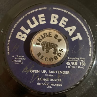 Prince Buster - Open Up Bartender / Enjoy It picture 2