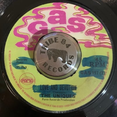 The Uniques - Too Proud To Be Beg / Love And Devotion picture 2