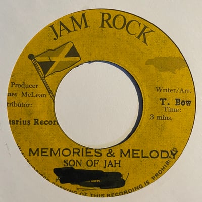 Son Of Jah - Memories & Melodypicture