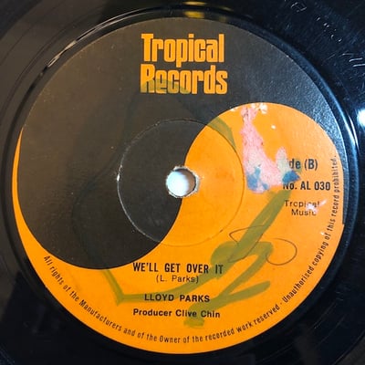 Chin All Stars, LLoyd Parks - Ghetto Guns / We'll Get Over It picture 2