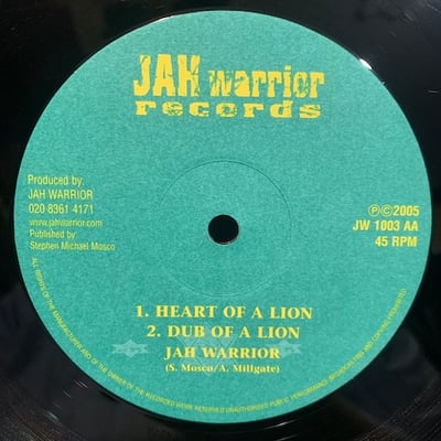 Kenny Knots, Jah Warrior - Ain't Gonna Be Put Down / Heart Of A Lion picture 2