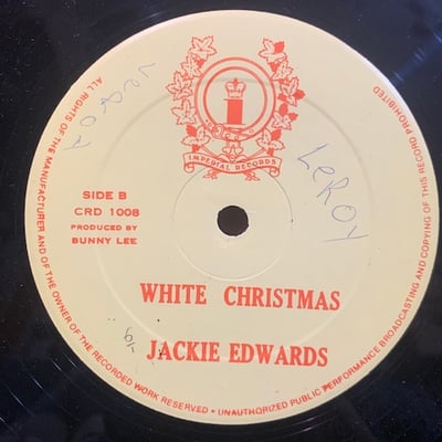Ossie Scott, Jackie Edwards - White Christmas/ White Christmas picture 2