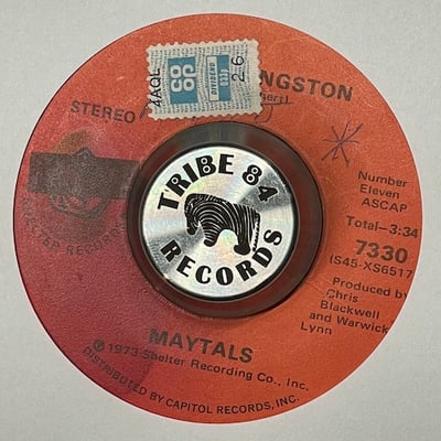 The Maytals - Funky Kingston / Pressure Drop picture 2