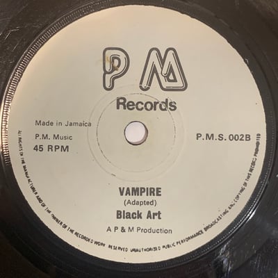 Jah Lion, Black Art - White Belly Rat / Vampire picture 2