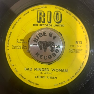 Laurel Aitken - Life / Bad Minded Woman picture 2