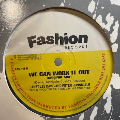 Janet Lee Davis, Peter Hunningale - We Can Work It Out picture 2