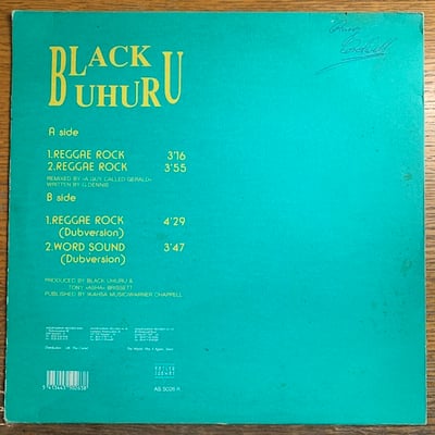 Black Uhuru - Reggae Rock picture 2