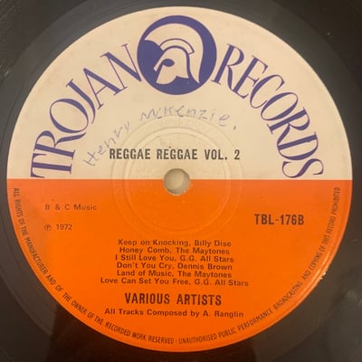 Various - Reggae Reggae Vol. Two picture 2