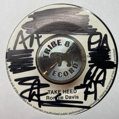 Ronnie Davis - Forget Me Now / Take Heed picture 2