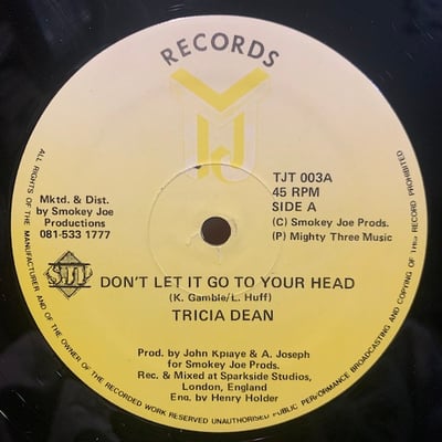 Tricia Dean - Don't Let It Go To Your Headpicture
