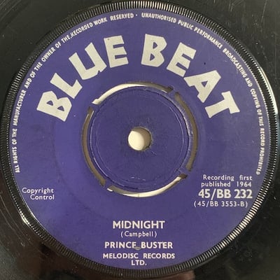 Prince Buster - Sheep On Top / Midnight picture 2