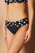 Dames bikinibroekje Dots II 01DotsATX_kal_06 - zwartwit