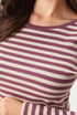 Dámská bavlněná noční košile Timeless Stripe krátká 0539a924-749b-4cff-01b2-f506de8acc00