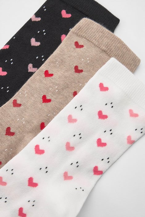 3PACK Visoke ženske nogavice Dots