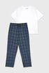 Bavlněné pyžamo JACK AND JONES JACFlorence dlouhé 0c2136eb-6f46-431b-31e1-5259f4096500