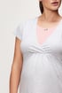 Spalna srajca za nosečnice in dojenje Sloan 1004_kos_28 - siva-roza
