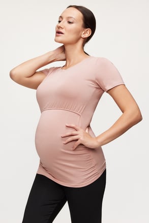 Zwangerschaps- en voedings-T-shirt Mia