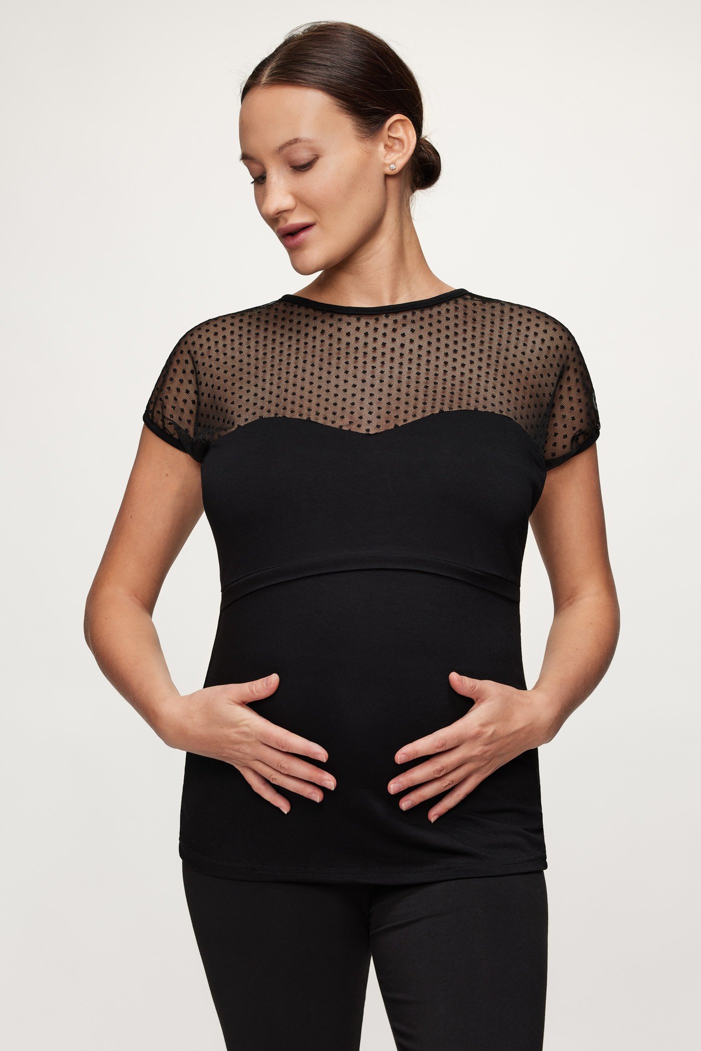 Tricou pentru gravide şi de alăptare Nimfa | Astratex.ro