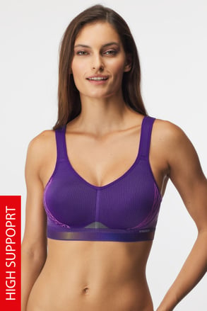 Sportovní podprsenka Triumph Triaction Cardio Cloud Purple