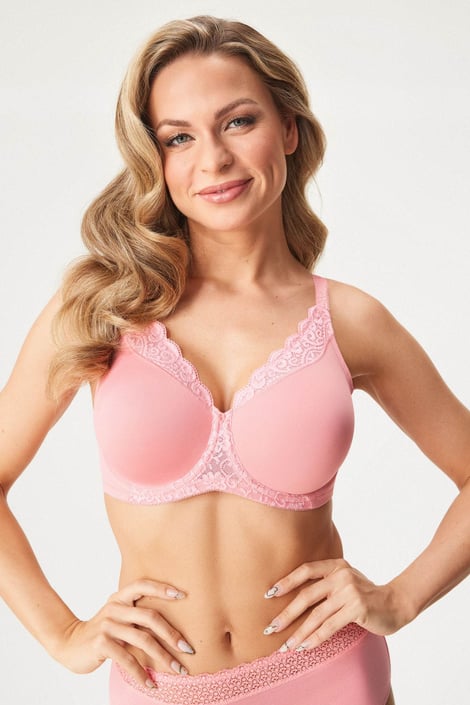 Triumph Essential Minimizer BH Dames - Licht En Comfortabel Met Goede Ondersteuning - Pink Light Combination 85D