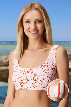 Sutien costum de baie Vero Moda Sine cu două feţe Sutien costum de baie Vero Moda Sine cu două feţe