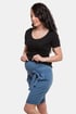 Nosečniške hlače bermuda Lena II 1035_kal_18 - jeans