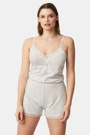 Damen-Schlafoverall Melange Damen-Schlafoverall Melange