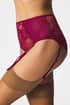 Klasické nohavičky Tricia s vysokým pásom 10630_kal_03 - vínová