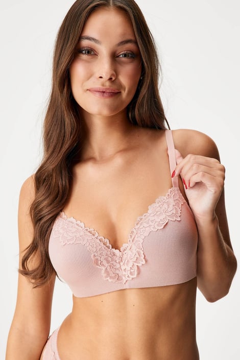 Biustonosz usztywniany Dusty Pink Biustonosz usztywniany Dusty Pink