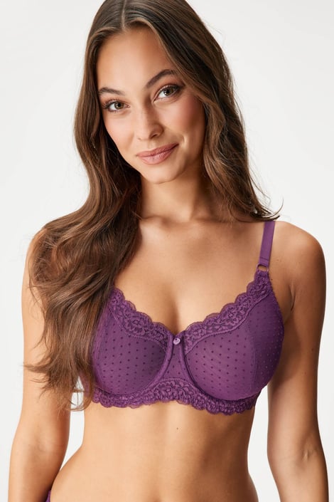Biustonosz nieusztywniany minimizer Midnight Plum Biustonosz nieusztywniany minimizer Midnight Plum