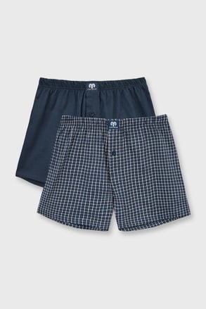 2 PACK μπόξερ σορτς Ibris II μπλε