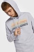 JACK AND JONES Brady szürke melegítőfelső 12205039Gry_mik_06