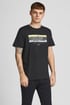 Černé tričko JACK AND JONES Brady Originals 12205503Blk_tri_04