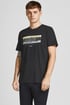 Černé tričko JACK AND JONES Brady Originals 12205503Blk_tri_06