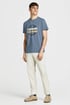 Niebieski T-shirt JACK AND JONES Brady Originals 12205503Blue_tri_05