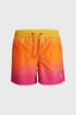 Kopalne kratke hlače JACK AND JONES JPSTFiji Dip dye 12257219_02 - oranžno-rožnata