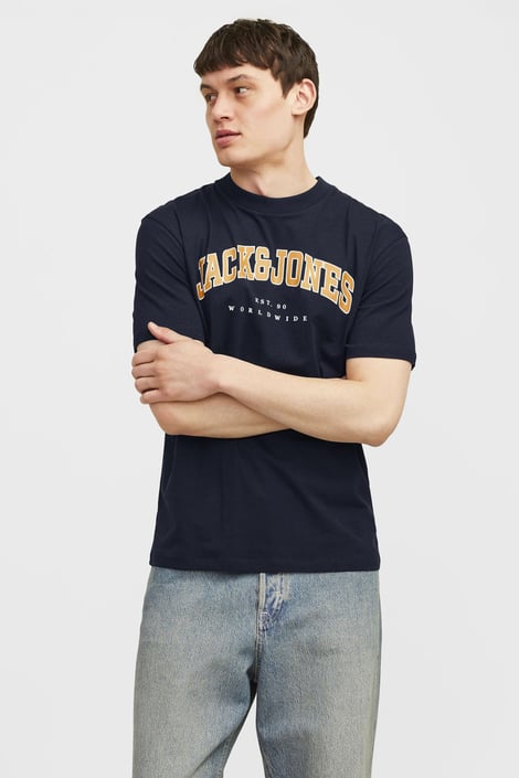 Памучна тениска JACK AND JONES JJECaleb Памучна тениска JACK AND JONES JJECaleb