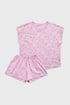 Kratka dekliška pižama name it Hearts 13227049_pyz_01 - Róza