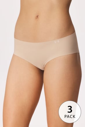 3 PACK chilot sport Under Armour Hipster, bej 3 PACK chilot sport Under Armour Hipster, bej