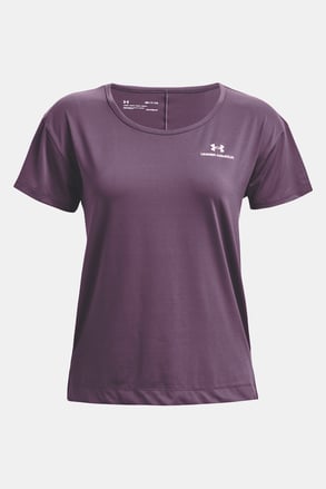 T-shirt sportowy Under Armour Rush fioletowy