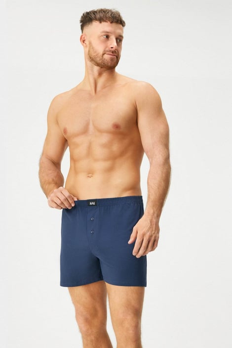 Baumwoll-Pants MEN-A Forest Marineblau