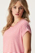 ONLY Stripe női póló 15206243_tri_16 - pirosas-fehér