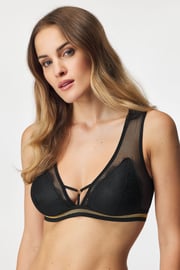 Podložen modrček Cherry Gold Stripe Bralette Podložen modrček Cherry Gold Stripe Bralette