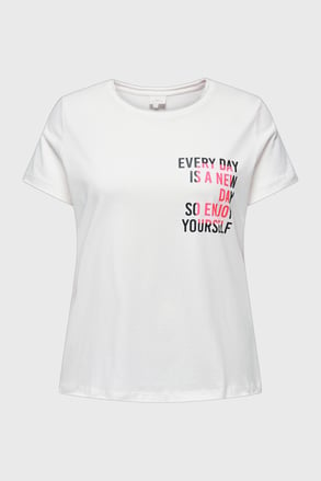 Tricou din bumbac ONLY Carmakoma Quote