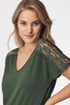T-shirt ONLY Moster lace 15302877_tri_12 - groen