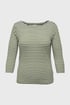 Tricou damă ONLY Carmakoma Fifi 15303001_tri_02 - -verde-alb