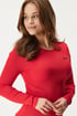 Памучна блуза ONLY Betty 15311925_tri_09 - червен