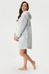 Halat călduros DKNY Chill as Can Be scurt cu glugă 15ad4a6d-1cf2-44a5-d6ea-11e934ad0f00