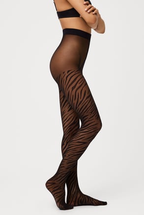 Strumpfhose Zebra 20 DEN