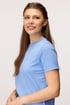 Damen-T-Shirt Pieces Ria 17086970_tri_29 - hellblau